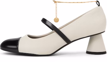 (Women) CHARLES & KEITH PU Chunky Heel 'Chain Strap Fashion Mary Jane' CK1-60280400 (Women) CHARLES & KEITH PU Chunky Heel 'Chain Strap Fashion Mary Jane' CK1-60280400