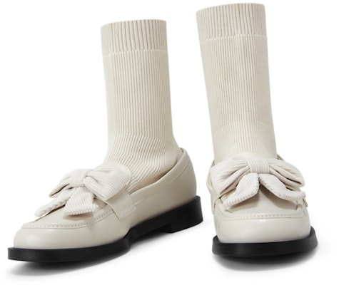 (W) CHARLES & KEITH 블랙 리본 로퍼 앵클부츠 CK1-90380134 Sizing (W) CHARLES & KEITH 블랙 리본 로퍼 앵클부츠 CK1-90380134