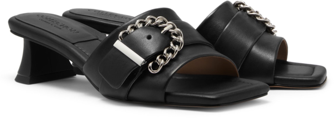 (W) CHARLES & KEITH メタルバックルスクエアトゥスライド SL1-61790015 Order (W) CHARLES & KEITH メタルバックルスクエアトゥスライド SL1-61790015