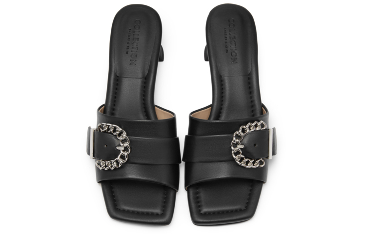 Lookbook (W) CHARLES & KEITH メタルバックルスクエアトゥスライド SL1-61790015