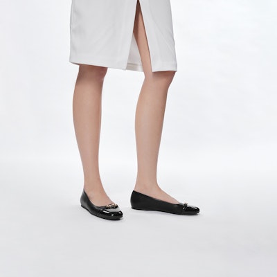 (W) CHARLES & KEITH PU Flat 'Kasual Pengembara' CK1-70381015 4