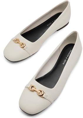 (W) CHARLES & KEITH PU Flat 'Kasual Pengembara' CK1-70381015 Sizing (W) CHARLES & KEITH PU Flat 'Kasual Pengembara' CK1-70381015