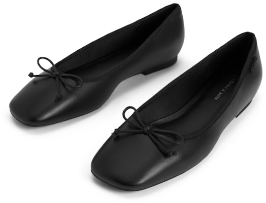 (W) CHARLES & KEITH Mules Planos PU 'Lazo Simple' CK1-70380983 4