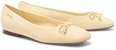 (W) CHARLES & KEITH PU Flat Mules 'Bow Ringkas' CK1-70380983