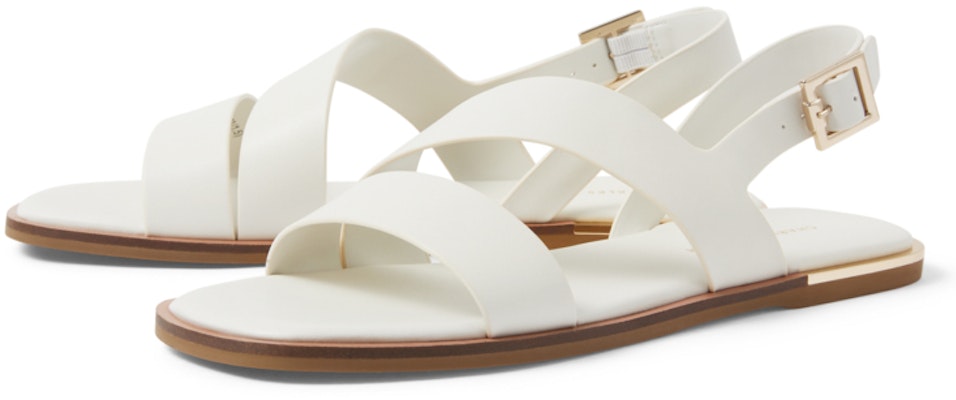 (Women) CHARLES & KEITH PU Flat Sandals 'Simple Broad Strap' CK1-70900211 Order (Women) CHARLES & KEITH PU Flat Sandals 'Simple Broad Strap' CK1-70900211