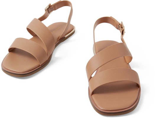 (Women) CHARLES & KEITH PU Flat Sandals 'Simple Broad Strap' CK1-70900211 Purchase (Women) CHARLES & KEITH PU Flat Sandals 'Simple Broad Strap' CK1-70900211