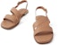 (W) Sandal Rata 'Strap Lebar Ringkas' CHARLES & KEITH PU CK1-70900211