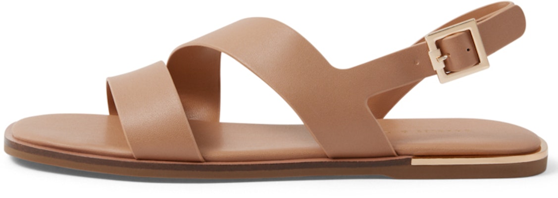 (W) Sandal Rata 'Strap Lebar Ringkas' CHARLES & KEITH PU CK1-70900211 Details for (W) Sandal Rata 'Strap Lebar Ringkas' CHARLES & KEITH PU CK1-70900211
