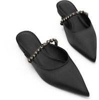 (W) CHARLES & KEITH 보석 체인 뮬 (실버) CK1-70900437 Sizing (W) CHARLES & KEITH 보석 체인 뮬 (실버) CK1-70900437