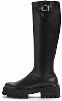(Women) CHARLES & KEITH PU High-Top Boot 'Simple Side-Zip Platform Rider' CK1-90380145 (Women) CHARLES & KEITH PU High-Top Boot 'Simple Side-Zip Platform Rider' CK1-90380145