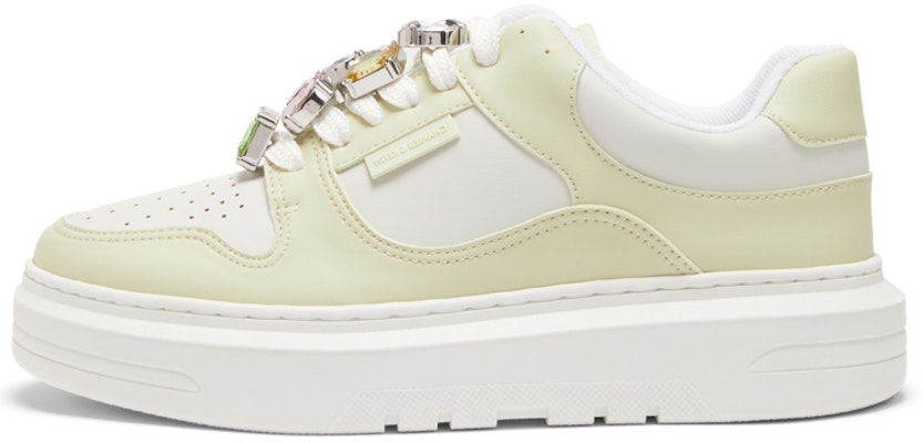 (W) CHARLES & KEITH PU 绑带休闲运动鞋 '多彩宝石' CK1-70900454 Shop (W) CHARLES & KEITH PU 绑带休闲运动鞋 '多彩宝石' CK1-70900454