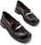 (W) CHARLES & KEITH PU Loafer 'Gaya British Slip-On' CK1-70580206