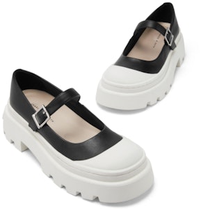 (W) 查尔斯与凯斯PU玛丽珍"时尚扣带厚底鞋" CK1-70920124 Lookbook (W) 查尔斯与凯斯PU玛丽珍"时尚扣带厚底鞋" CK1-70920124