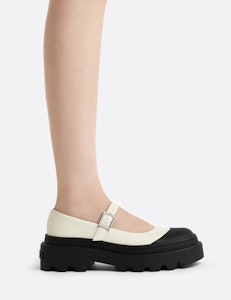 (W) 查尔斯与凯斯PU玛丽珍"时尚扣带厚底鞋" CK1-70920124 Cheap (W) 查尔斯与凯斯PU玛丽珍"时尚扣带厚底鞋" CK1-70920124