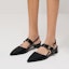 Shop (W) CHARLES & KEITH PU Logam Gesper Hujung Runcing Blok Tumit 'Hitam' CK1-60580246_BLACK