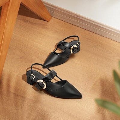 (W) 찰스앤키스 메탈 버클 블랙 블록힐 CK1-60580246_BLACK Purchase (W) 찰스앤키스 메탈 버클 블랙 블록힐 CK1-60580246_BLACK