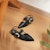 (W) CHARLES & KEITH PU Logam Gesper Hujung Runcing Blok Tumit 'Hitam' CK1-60580246_BLACK