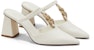 (W) CHARLES & KEITH PU Rantaian Logam Tumit Tinggi Mule 'Fashion Slide' CK1-60280407