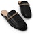 (W) CHARLES & KEITH PU Metallic Rantai Loafer Mule 'Kasut Slip Fesyen' CK1-70380833