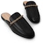 Lookbook (W) CHARLES & KEITH PU Metallic Rantai Loafer Mule 'Kasut Slip Fesyen' CK1-70380833