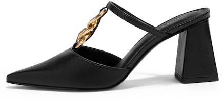 (W) CHARLES & KEITH PU Rantaian Logam Tumit Tinggi Mule 'Fashion Slide' CK1-60280407 Shop (W) CHARLES & KEITH PU Rantaian Logam Tumit Tinggi Mule 'Fashion Slide' CK1-60280407