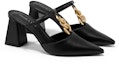 Details for (W) CHARLES & KEITH PU Rantaian Logam Tumit Tinggi Mule 'Fashion Slide' CK1-60280407