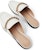 (W) CHARLES & KEITH PU Metallic Rantai Loafer Mule 'Kasut Slip Fesyen' CK1-70380833