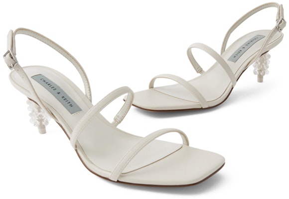 CHARLES&KEITH PU 高跟露趾後帶 帶涼鞋 6cm 女式 Lookbook CHARLES&KEITH PU 高跟露趾後帶 帶涼鞋 6cm 女式