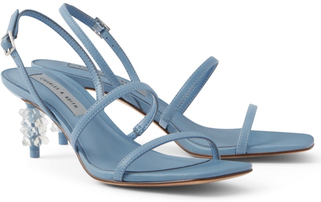 CHARLES&KEITH PU 高跟露趾後帶 帶涼鞋 6cm 女式 Details for CHARLES&KEITH PU 高跟露趾後帶 帶涼鞋 6cm 女式