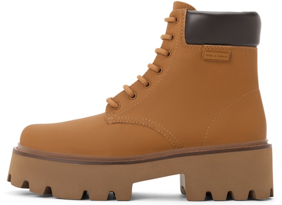 (Women) CHARLES & KEITH PU Platform Lace-Up Biker Booties 'Mustard Yellow Martin' CK1-90380143 Buy (Women) CHARLES & KEITH PU Platform Lace-Up Biker Booties 'Mustard Yellow Martin' CK1-90380143