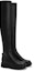 Order (Women) CHARLES & KEITH PU Platform Fleece-Lined Slim Over-The-Knee Boots 'Black' CK1-90360398