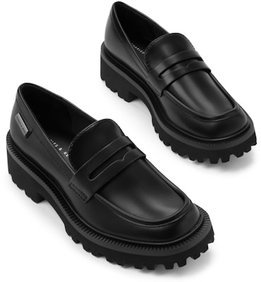 (W) CHARLES & KEITH Loafer Plataforma PU 'Academy' CK1-70900494 Lookbook (W) CHARLES & KEITH Loafer Plataforma PU 'Academy' CK1-70900494