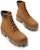 (W) CHARLES & KEITH PU Platform Lace-Up Biker Booties 'Kuning Mustard Martin' CK1-90380143