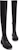 (Women) CHARLES & KEITH PU Platform Fleece-Lined Slim Over-The-Knee Boots 'Black' CK1-90360398