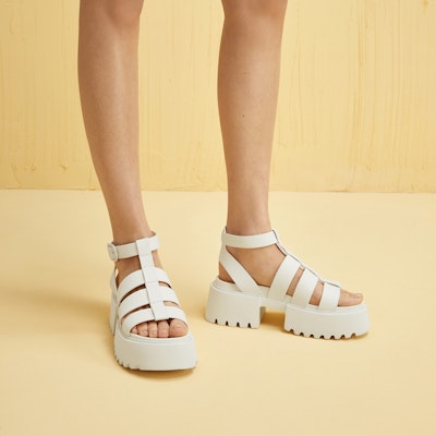 CHARLES&KEITH PU 厚底休閒羅馬涼鞋 時尚涼拖 女款 Shop CHARLES&KEITH PU 厚底休閒羅馬涼鞋 時尚涼拖 女款