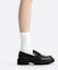 Shop (W) CHARLES & KEITH Kasut PU Platform Loafer 'Academy' CK1-70900494