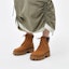 Shop (W) CHARLES & KEITH PU Platform Lace-Up Biker Booties 'Kuning Mustard Martin' CK1-90380143