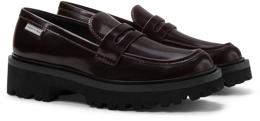 (W) CHARLES & KEITH Kasut PU Platform Loafer 'Academy' CK1-70900494 Details for (W) CHARLES & KEITH Kasut PU Platform Loafer 'Academy' CK1-70900494