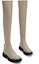 Details for (Women) CHARLES & KEITH PU Platform Fleece-Lined Slim Over-The-Knee Boots 'Black' CK1-90360398