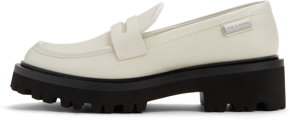 (W) CHARLES & KEITH Kasut PU Platform Loafer 'Academy' CK1-70900494 1