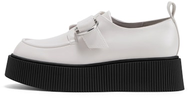 (Women) CHARLES & KEITH PU Retro Platform Loafer 'Black' CK1-70380972 (Women) CHARLES & KEITH PU Retro Platform Loafer 'Black' CK1-70380972