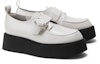Order (W) CHARLES & KEITH PU Retro Platform Loafer 'Hitam' CK1-70380972