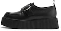 Purchase (W) CHARLES & KEITH PU Retro Platform Loafer 'Hitam' CK1-70380972