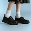 Cheap (W) CHARLES & KEITH PU Retro Platform Loafer 'Hitam' CK1-70380972