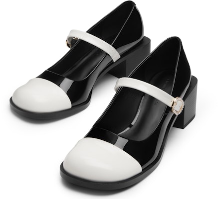 (W) CHARLES & KEITH Zapato Mary Jane Punta Redonda 'Tacón Grueso' CK1-60580280 Sizing (W) CHARLES & KEITH Zapato Mary Jane Punta Redonda 'Tacón Grueso' CK1-60580280