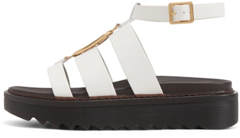 (Women) CHARLES & KEITH PU Sandals 'Metal Buckle Chunky Sole' CK1-70380928 (Women) CHARLES & KEITH PU Sandals 'Metal Buckle Chunky Sole' CK1-70380928