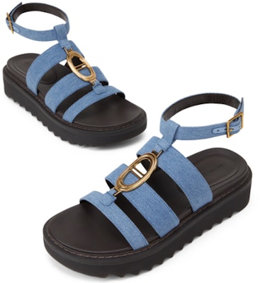 (Women) CHARLES & KEITH PU Sandals 'Metal Buckle Chunky Sole' CK1-70380928 Details for (Women) CHARLES & KEITH PU Sandals 'Metal Buckle Chunky Sole' CK1-70380928