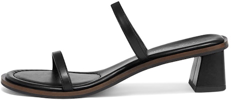 (Women) CHARLES & KEITH PU Simple Strap Block Heel Open Toe Sandals 'Black' CK1-60361418_BLACK (Women) CHARLES & KEITH PU Simple Strap Block Heel Open Toe Sandals 'Black' CK1-60361418_BLACK