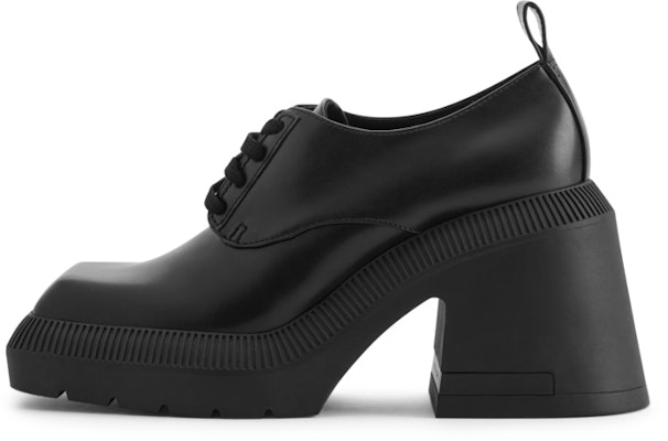 (Women) CHARLES & KEITH PU Square Toe Lace-Up 'British Chunky Heel' CK1-60580255 Buy (Women) CHARLES & KEITH PU Square Toe Lace-Up 'British Chunky Heel' CK1-60580255