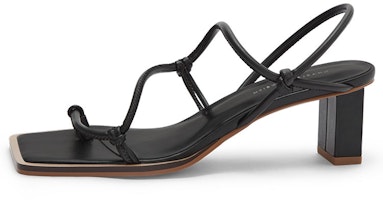 (Women) CHARLES & KEITH Charles & Keith PU Square Toe Thong Sports Sandals 'Black' CK1-60280301-BLACK (Women) CHARLES & KEITH Charles & Keith PU Square Toe Thong Sports Sandals 'Black' CK1-60280301-BLACK